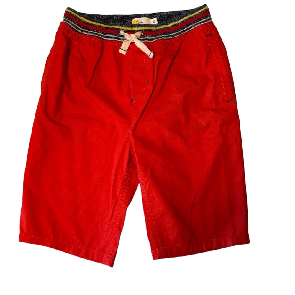 Boden Boys Bright Orange Shorts. Elastic Drawstring Waist. Size 11 years.
